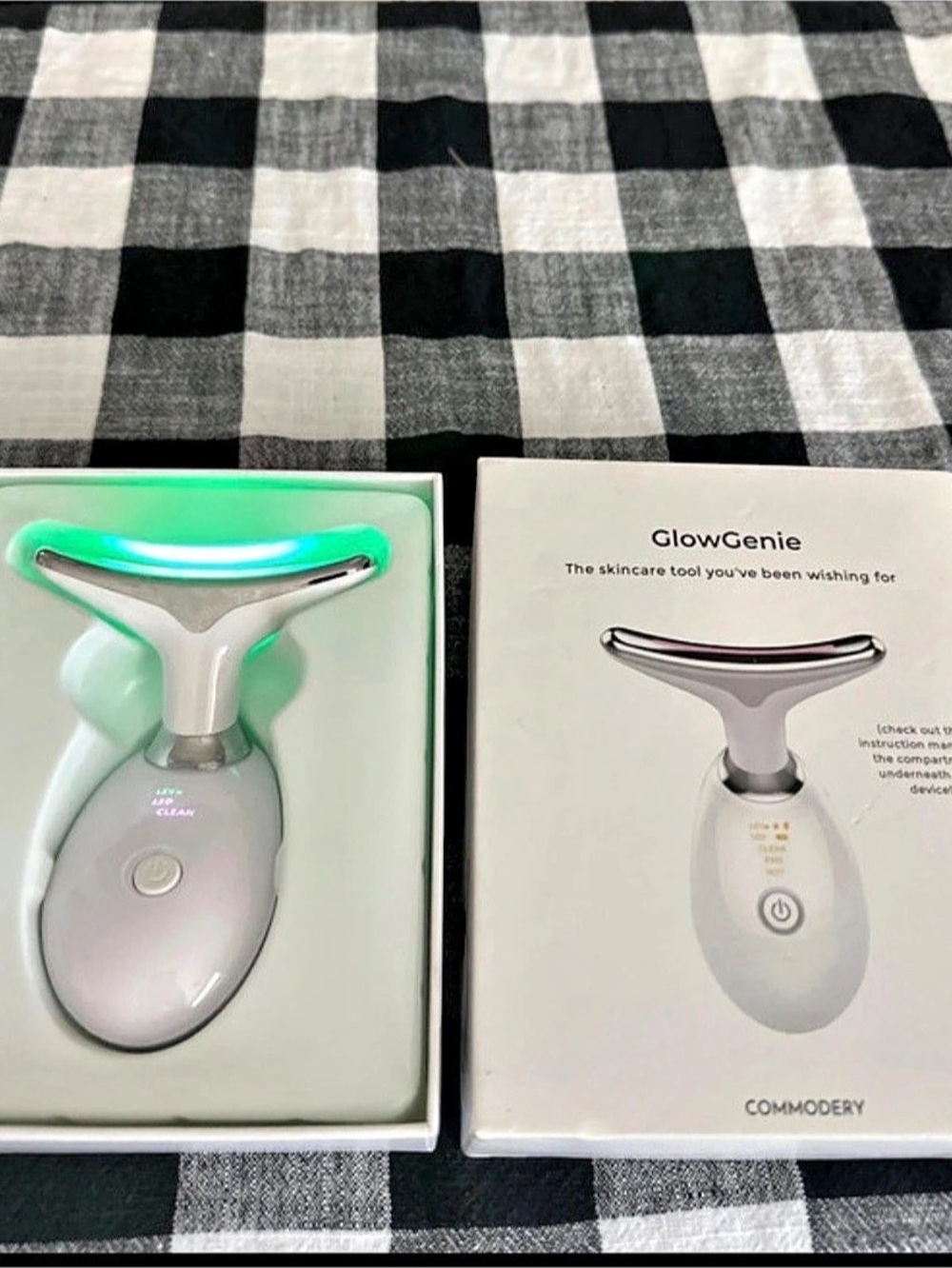 Commodery GlowGenie LED Skincare Tool NWT